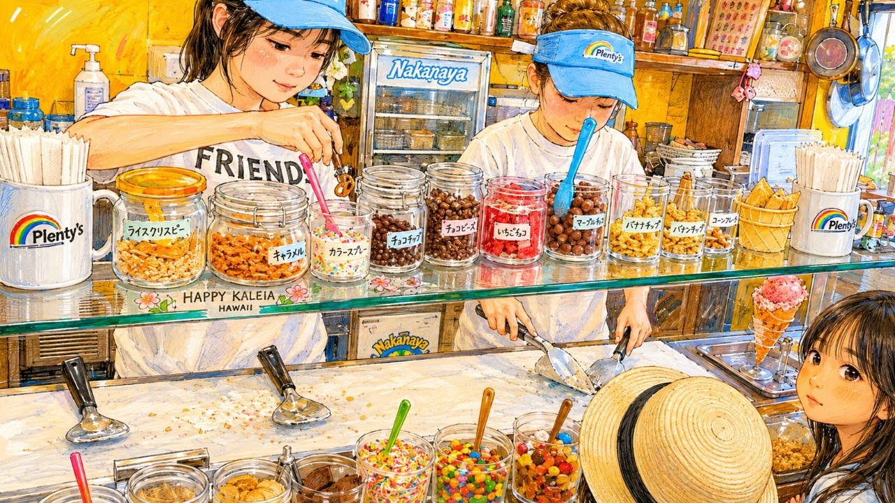 Plenty's 茅ヶ崎本店 店内カウンター・トッピング